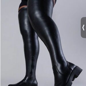 Black Over-the-Knee Boots